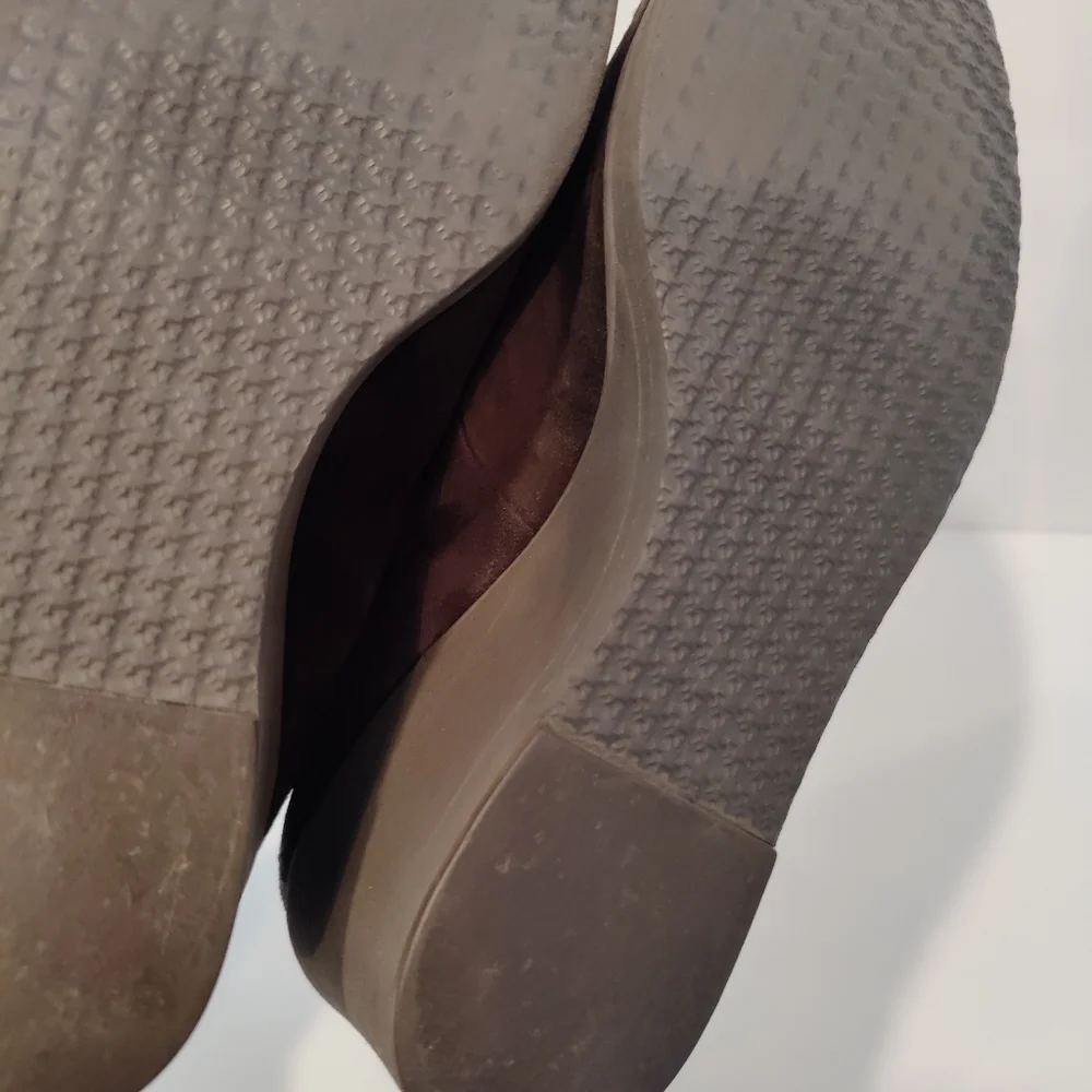 Andre Assous Suede Slip-on Wedge Shoes